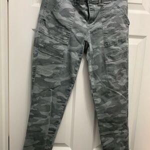 Democracy Green/Gray Straight Leg Pants